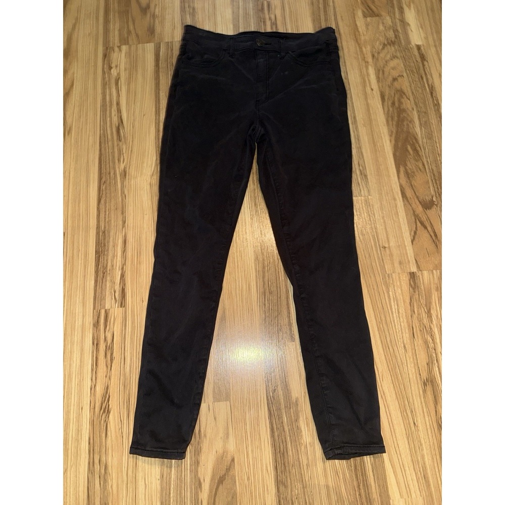 American Eagle Women's 6S 6 Short Black High Rise‎ Next Level Stretch Jeans